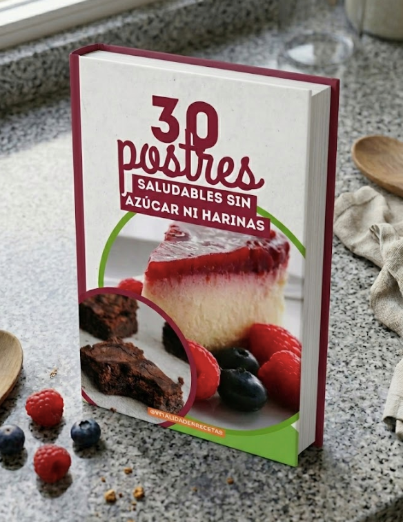 30 Postres saludables sin azúcar ni harinas (Ebook digital)